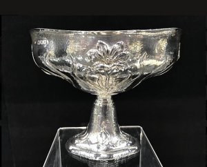 GILBERT MARKS. Exceptional Victorian Silver Comport.