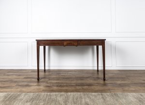 George III Sheraton Style Mahogany and Rosewood Serving Table