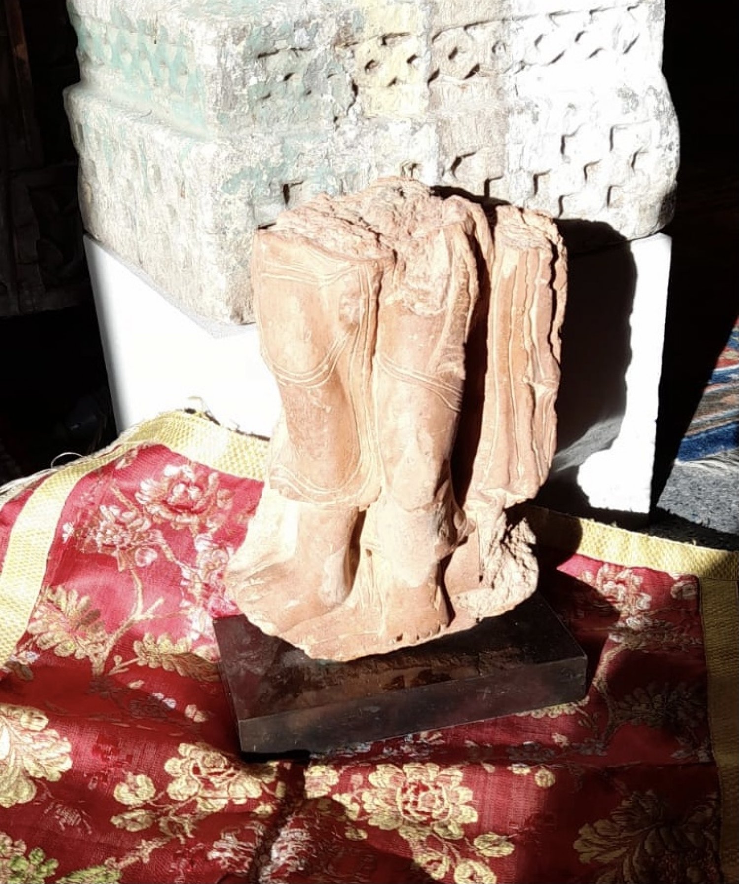 Terracotta Torso of a Bodhisattva.