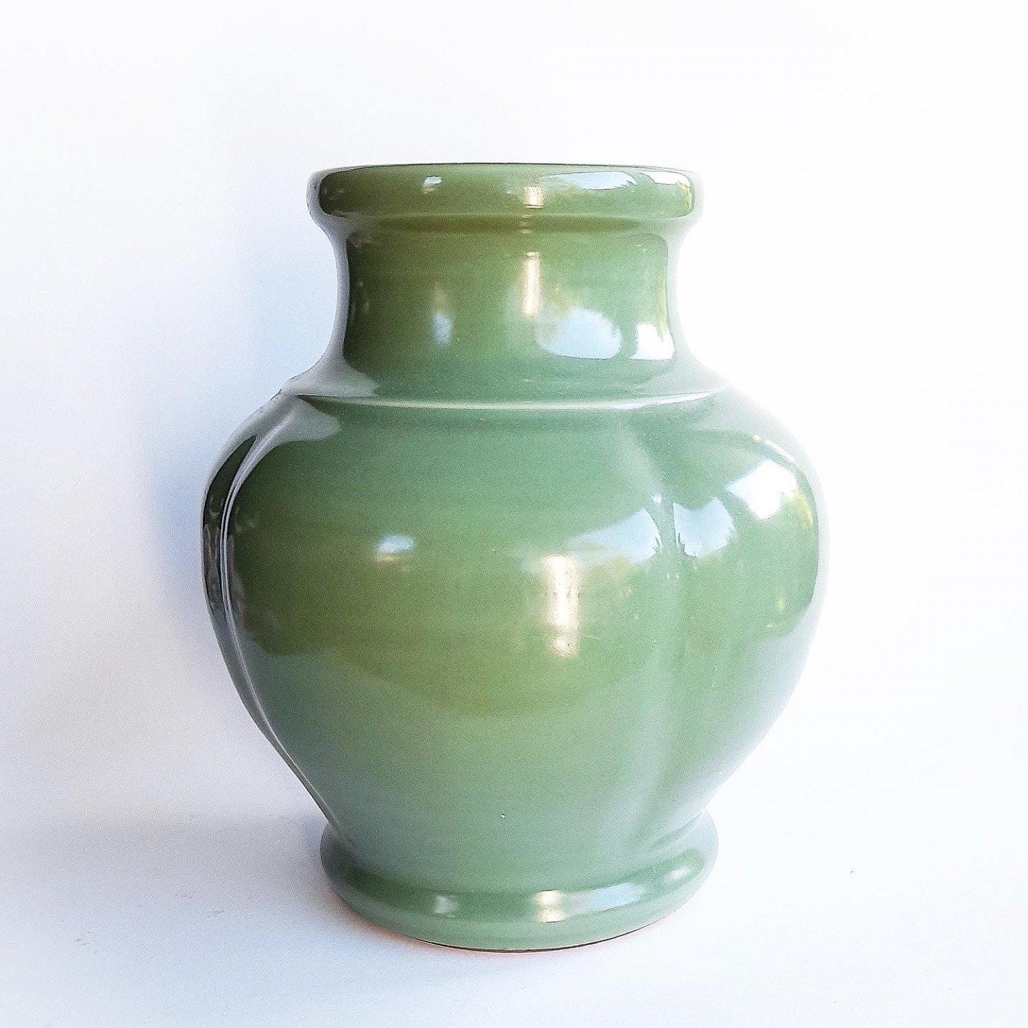 Japanese celadon vase.