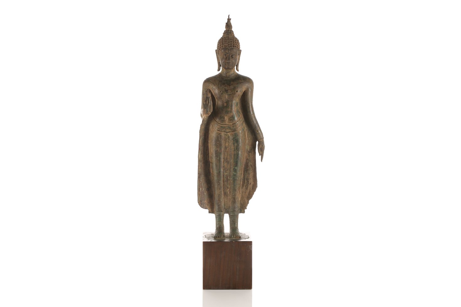 Standing Bronze Shakyamuni