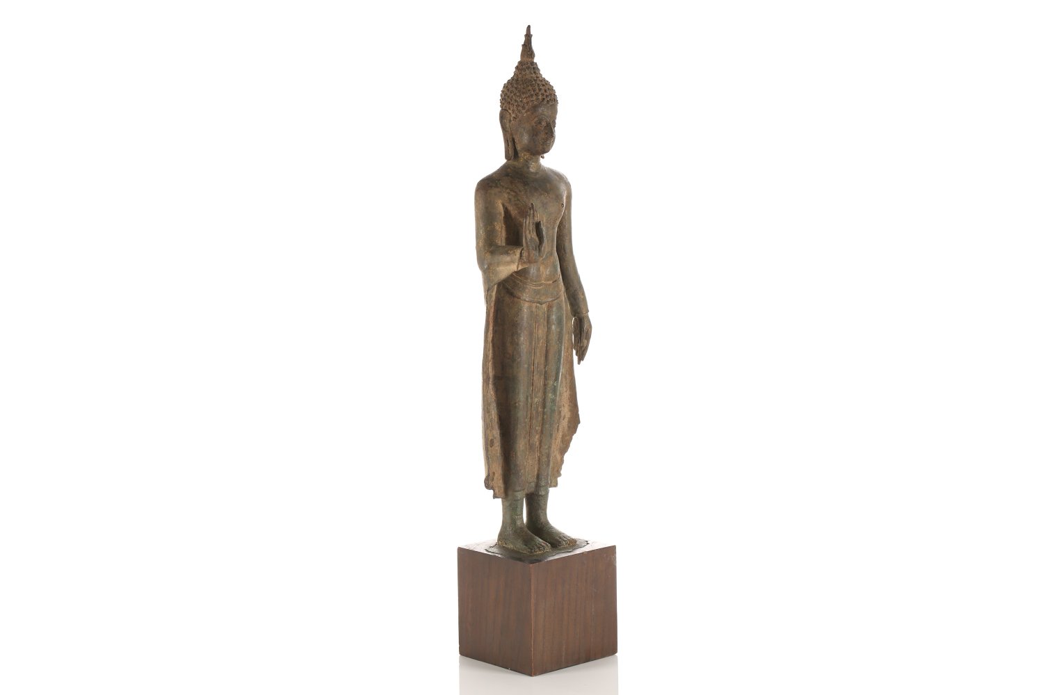Standing Bronze Shakyamuni