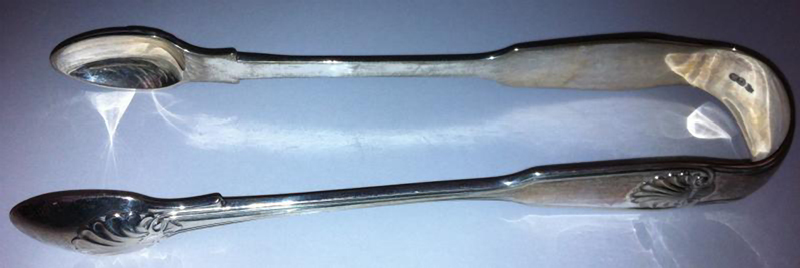 Sterling Silver Sugar Tongs FTS Pattern
