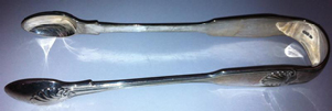 Sterling Silver Sugar Tongs FTS Pattern