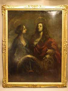 BIG Oil Painting Two saints