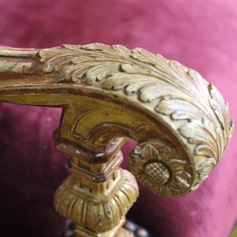 A LOUIS XIV GILTWOOD SALON SUITE. CIRCA 1850