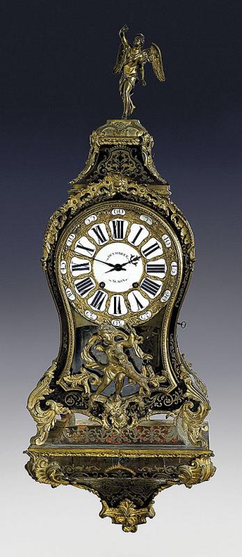 18TH CENTURY REGENCE PERIOD, BOULLE BRACKET CLOCK.