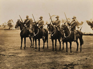 Four Australian Light Horsemen