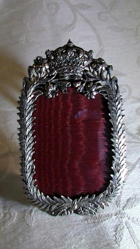 French Silver photo frame