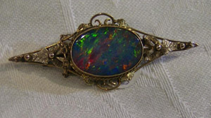 Australian Opal Brooch