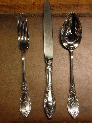 Imperial Russian Silver Cutlery 6 Pcs