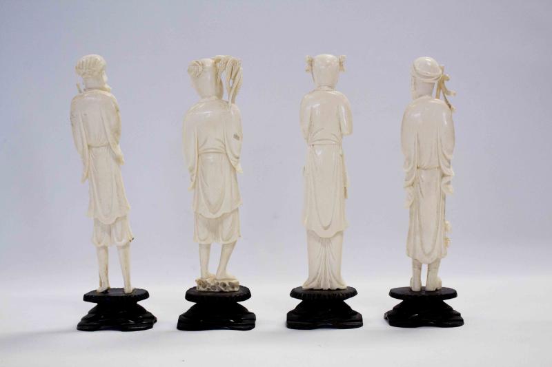 C1930 Asian Ivory Figures