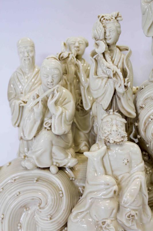 C1950 Blanc de Chine Porcelain Figure