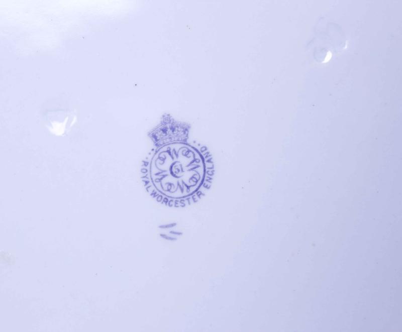 C1896 Royal Worcester Porcelain Plate