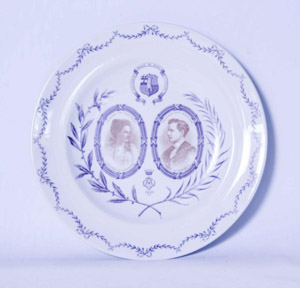 C1896 Royal Worcester Porcelain Plate
