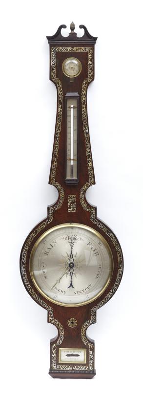 19th Century Rosewood Wall Barometer
