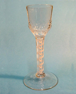 Early George III DSOT English wine glass