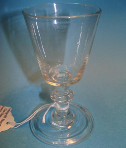 George III  Short Wine or Gin Glass
